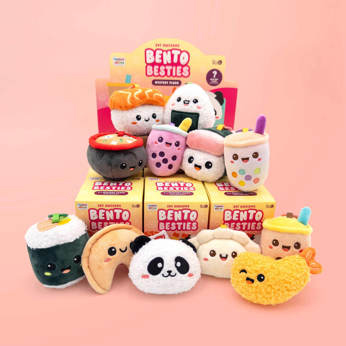 Bento Besties 亞洲美食｜絨毛吊飾盲盒