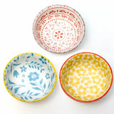 Japanese Mino Ware Storage Bowl Set – 4" Set of 3 with Lids