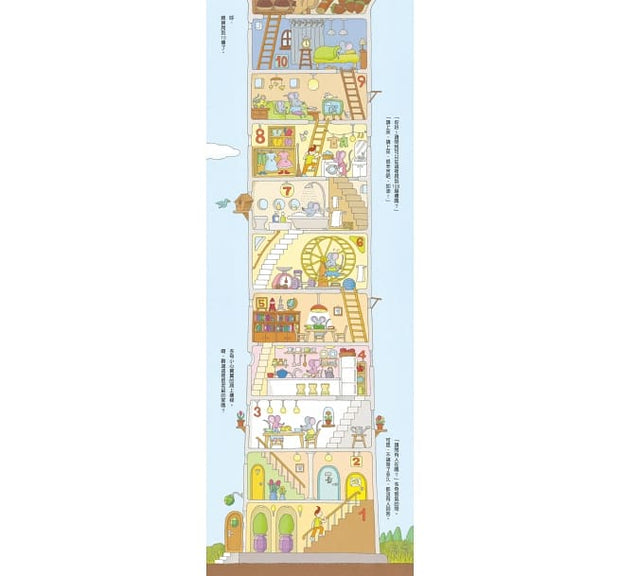岩井俊雄創意繪本集：探索100層樓的家 (全四冊)