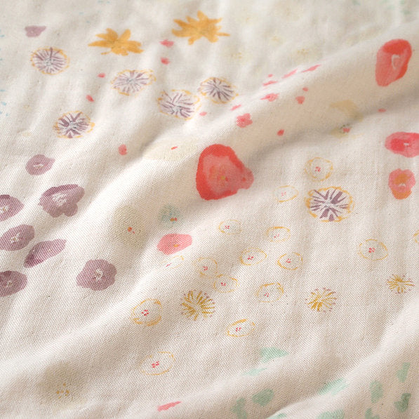 Hoppetta 6-Layered Gauze Blanket - MyFlower by Naomi Ito 六層紗蘑菇被 (M)