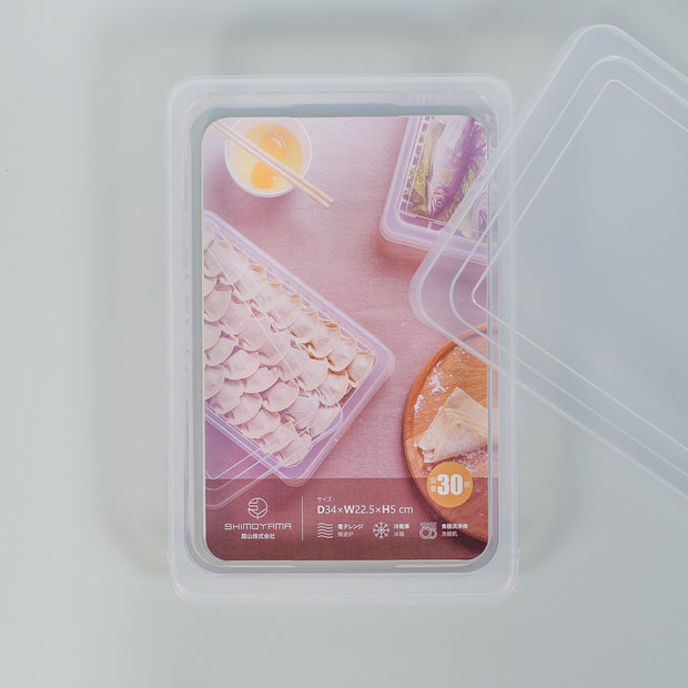 Stackable Fridge Food Saver Organizer 日本霜山 冰箱雞蛋/蔬果/水餃收納保鮮盒 附蓋