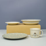 Mogu Mogu Japanese Mino Ware Kids Meal Gift Set – Seals