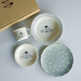 Mogu Mogu Japanese Mino Ware Kids Meal Gift Set – Seals