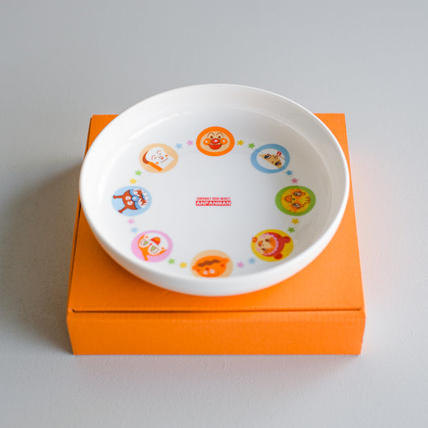 Anpanman Reinforced Light-Weight Ceramic Plate 日本麵包超人輕量加固陶瓷餐盤