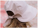 Light Bucket Hat with Ribbon 輕量蝶結遮陽帽 (5 Colors)