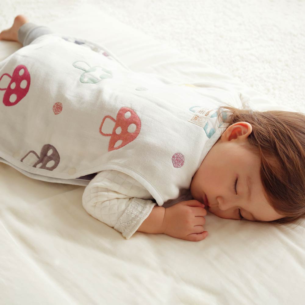 Hoppetta Six-Layered Gauze Sleeping Bag - Champignon 六層紗蘑菇防踢背心 (2 sizes)