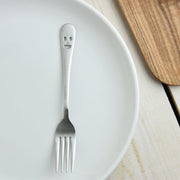 Smile Stainless Steel Dessert Spoon & Fork Set 不鏽鋼微笑點心湯叉組