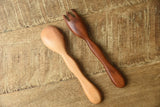 Smile Wooden Kids Cutlery Spoon + Fork Set 日本松木微笑幼兒叉匙組