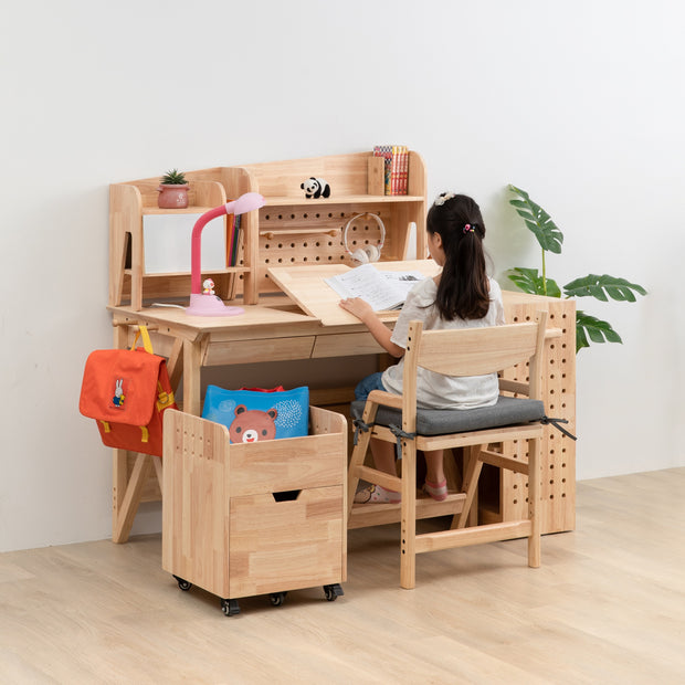 【Explorista】 Wooden Desk & Chair Complete Set 好好學成長桌椅旗艦組
