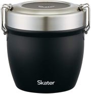 SKATER Cafe Bowl Stainless Steel Vacuum Insulation Food Jar 550 ml - Black