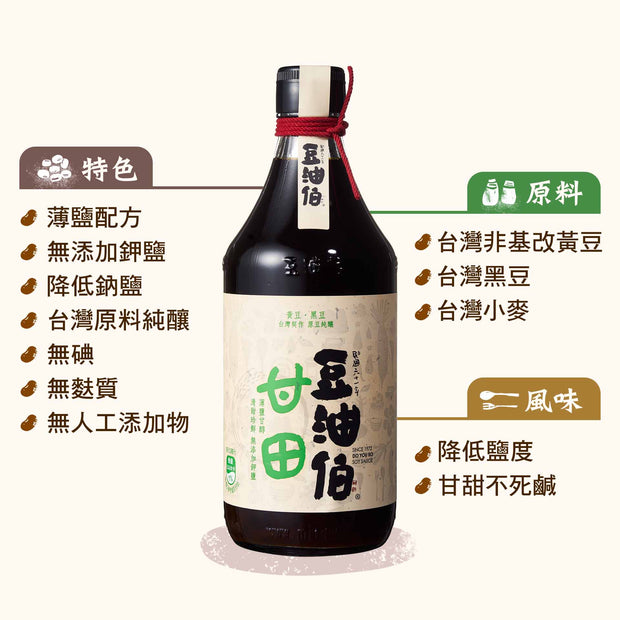 DoYouBo Naturally Brewed Soy Sauce 豆油伯純釀造醬油