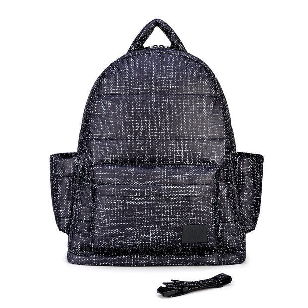 Airy Backpack Baby Diaper Bag - Black Tweed (L)
