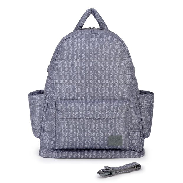 Airy Backpack Baby Diaper Bag - Knitted Grey (L)