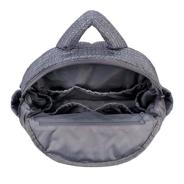 Airy Backpack Baby Diaper Bag - Knitted Grey (L)