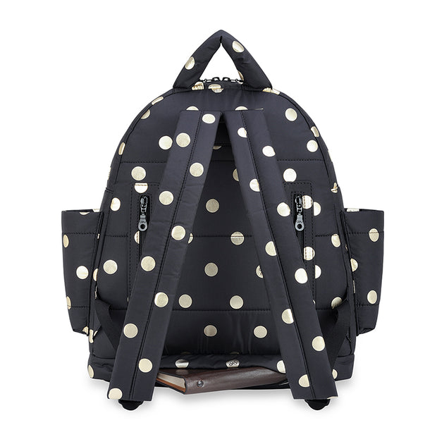 Airy Backpack Baby Diaper Bag - ECO Gold Polka Dot (M)