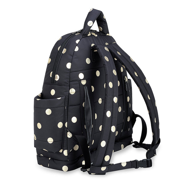 Airy Backpack Baby Diaper Bag - ECO Gold Polka Dot (M)
