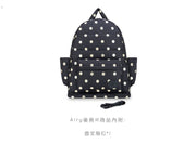 Airy Backpack Baby Diaper Bag - ECO Gold Polka Dot (M)