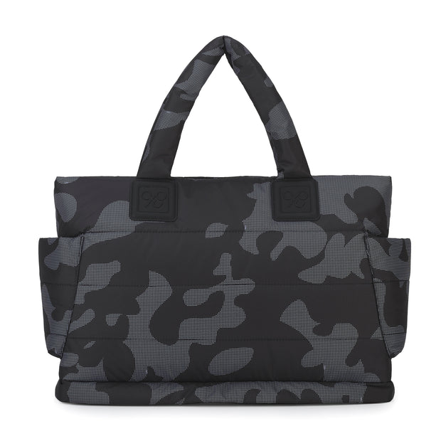 【IMPERFECT】Airy Tote Baby Diaper Bag - Black Camo (L)