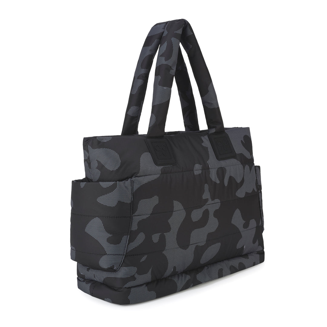 【IMPERFECT】Airy Tote Baby Diaper Bag - Black Camo (L)