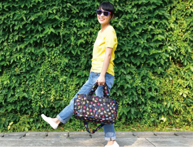 Airy Tote Baby Diaper Bag - Rock Stars (L)