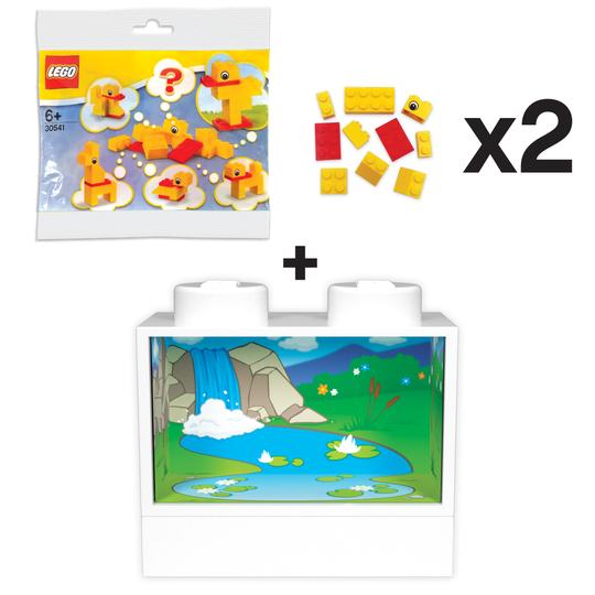 LEGO CLASSIC 1x2 Display Night Light with Duck Recruitment Set 樂高展示型夜燈 附小鴨樂高