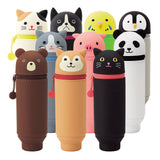 PuniLabo Standing Pencil Case 可愛動物站立伸縮鉛筆盒