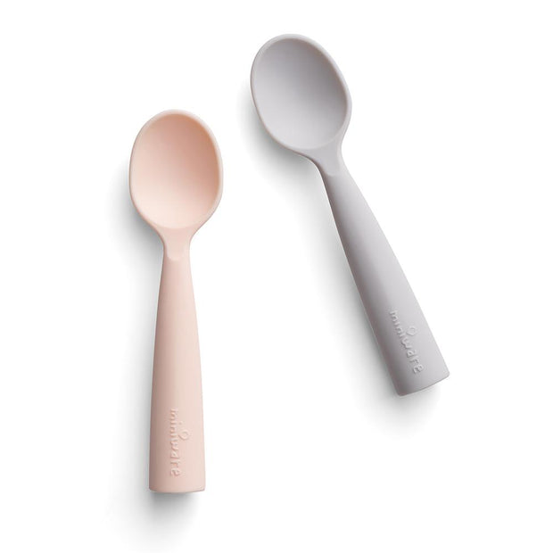 Mushie Fork/Spoon Set - Powder Blue