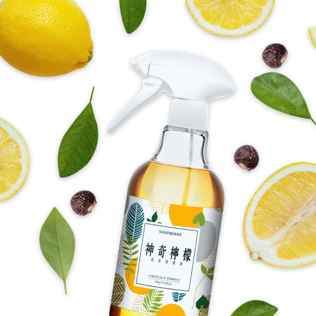 Soapberry x Lemon Magic Bubble Water Stain Remover 神奇的檸檬 對付水垢用的泡泡噴霧