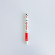 2-Color 0.5mm Ballpoint Pen 日本雙色耳朵筆 (Black and Red)