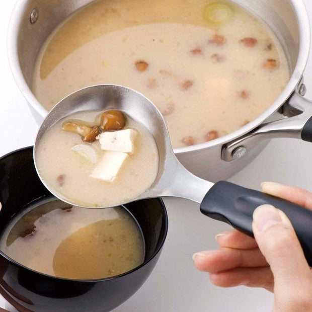 Stainless Steel Serving Spoon Ladle 日本貝印18-8不鏽鋼短柄湯勺