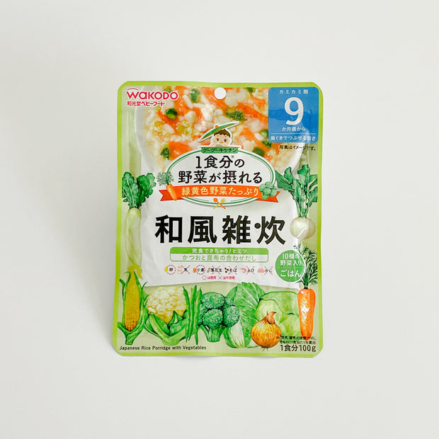 Baby Instant Food - Japanese Rice Porridge with Vegetables 日本和光堂離乳副食品系列- 日式蔬菜粥