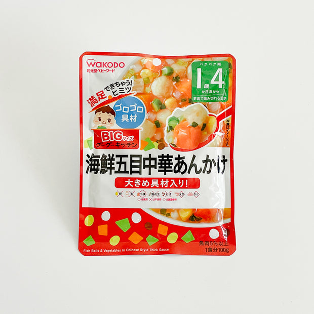 Baby Instant Food - Chinese Style Fish Balls and Vegetables日本和光堂離乳副食品系列- 蔬菜海鮮燉