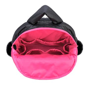 Airy Backpack Baby Diaper Bag - Black Pink (L)