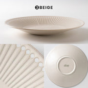 Albee Lightweight 22cm Plate 日製美濃燒輕量圓盤 (3 Colors)