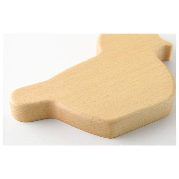 Animal Shaped Mini Wooden Plate Tray 日本可愛動物木質點心盤