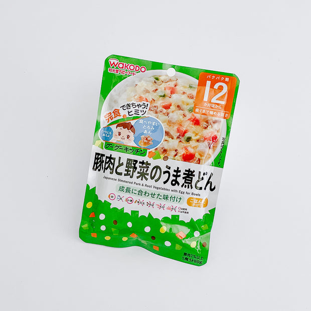 Baby Instant Food - Japanese Simmered Pork & Root Vegetables with Egg for Bowls 日本和光堂離乳副食品系列- 日式豬肉野菜丼