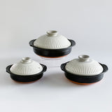 Kikka Chrysanthemum Donabe Clay Pot  (Multiple Sizes)