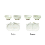 Copan Mino Ware Children Dining Set 日本美濃燒可愛動物碗盤組