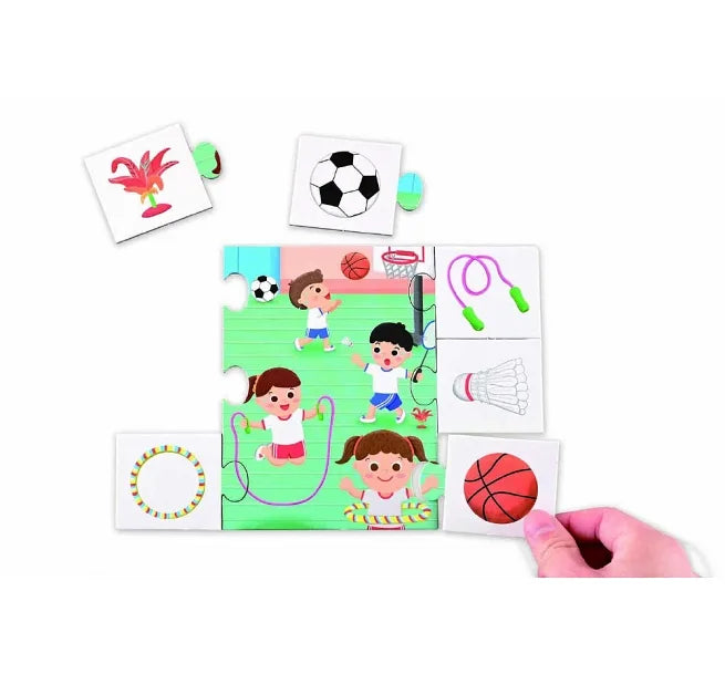 【Imperfect】FOOD超人腦力開發圖卡教具：觀察配對