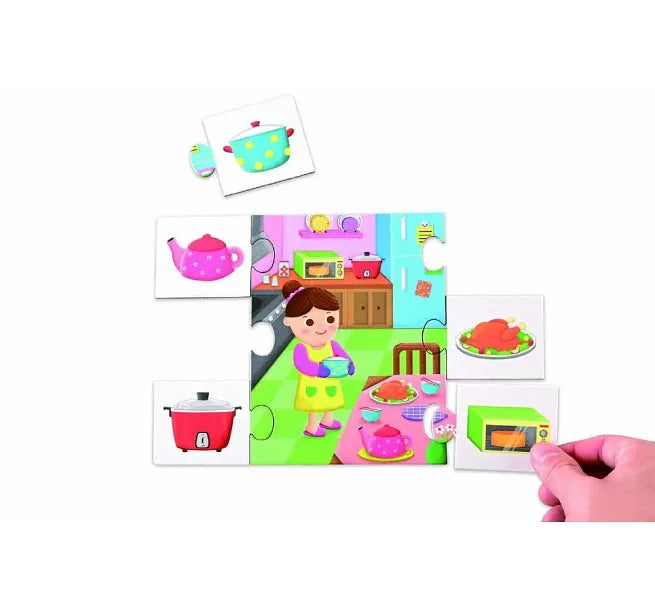 【Imperfect】FOOD超人腦力開發圖卡教具：觀察配對