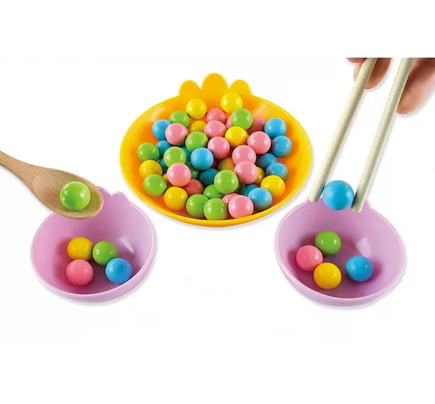 FOOD超人彩虹湯圓夾筷啟蒙遊戲