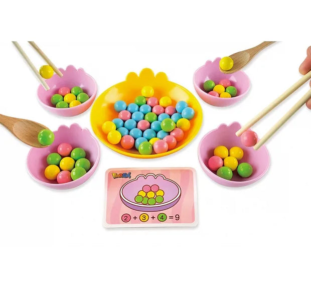FOOD超人彩虹湯圓夾筷啟蒙遊戲