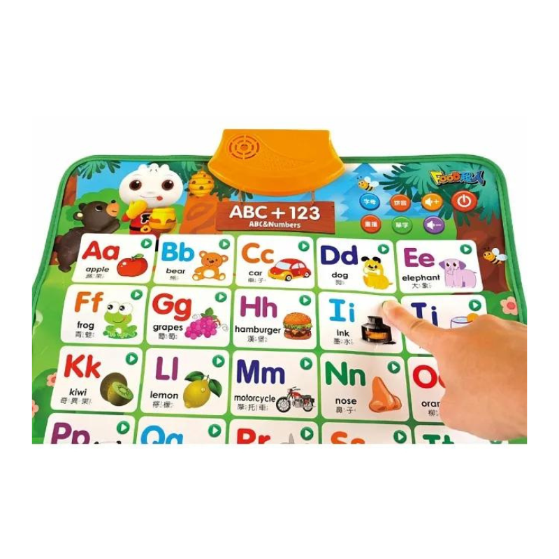 FOOD超人觸控學習掛圖：ABC+123有聲掛圖