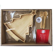 Handmade Bamboo Meal Set - Christmas Tree 日本天然竹製兒童造型餐具組 (聖誕樹)
