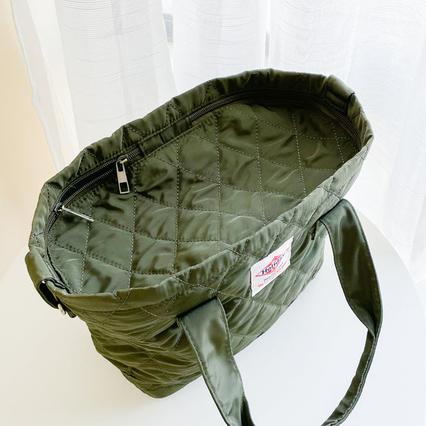 Quilted 2-Way Tote Bag 日本兩用野餐輕量托特包 (3 Color Options)