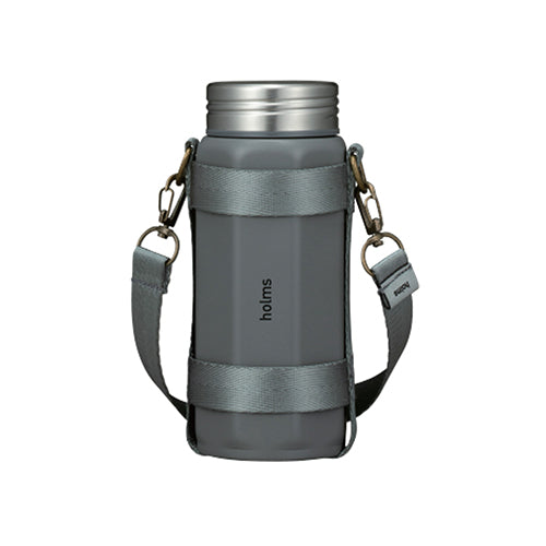 Holms Stainless Steel Water Bottle with Carry Strap 八角形保冷保溫瓶 (附提帶)