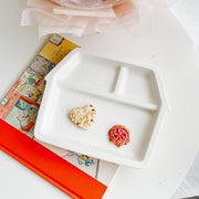 House Shape Divided Plate 日本製房子造型兒童瓷盤