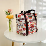 Insulated Lunch Bag with Wipe Pocket - 日本濕紙巾保溫餐袋 (2 Styles)