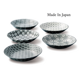 Mino Ware Deep Pasta Plate Gift Set 日製美濃燒傳統紋深盤禮盒組 (5入)