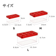 Lego Nesting Storage Case Set of 3 樂高可疊式小顆粒積木/零件/文具小型收納盒